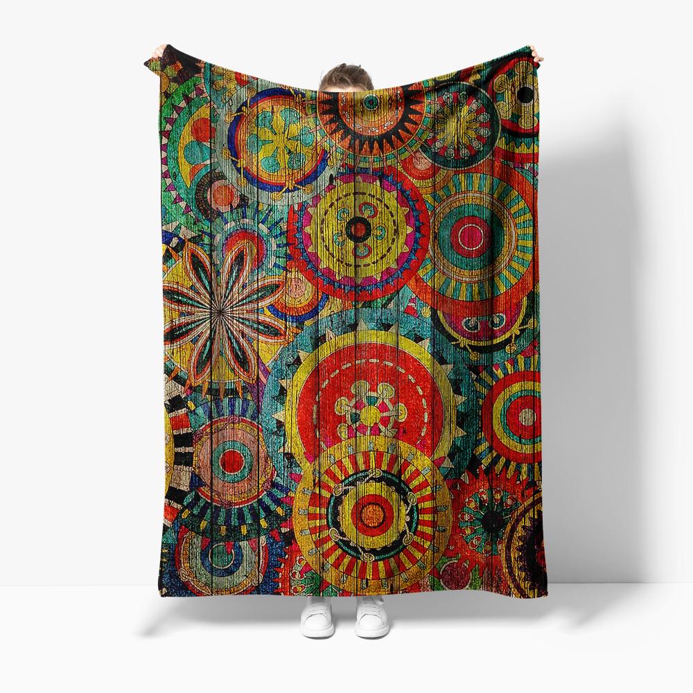 Boho Colorful Tribal Ethnic Printed Throw Blanket Bedspread Cushion Cover Sofa Decor Home Textile 75x100cm (30x40inch)
Boho Colorful Tribal Ethnic Printed Throw Blanket Bedspread Cushion Cover Sofa Decor Home Textile 75x100cm (30x40inch)