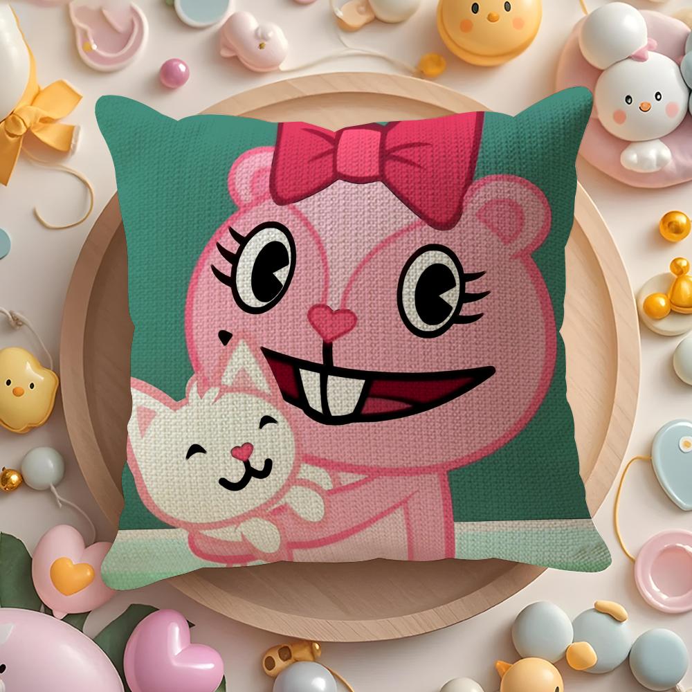 HHappy Tree Friends CARTOON Pillow Case Pattern Printed Pillowcase For Living Room Sofa Cushion Cover Bedroom Decor 30X30cm
HHappy Tree Friends CARTOON Pillow Case Pattern Printed Pillowcase For Living Room Sofa Cushion Cover Bedroom Decor 30X30cm
