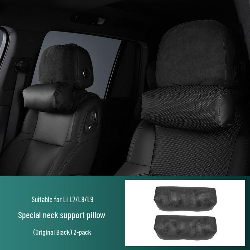 Car Compatibility Neck and Lumbar Support Pillow for Ideal L9/L8/L7/One Models Single: Napa Leather, Perforated, Original Black
Car Compatibility Neck and Lumbar Support Pillow for Ideal L9/L8/L7/One Models Single: Napa Leather, Perforated, Original Black