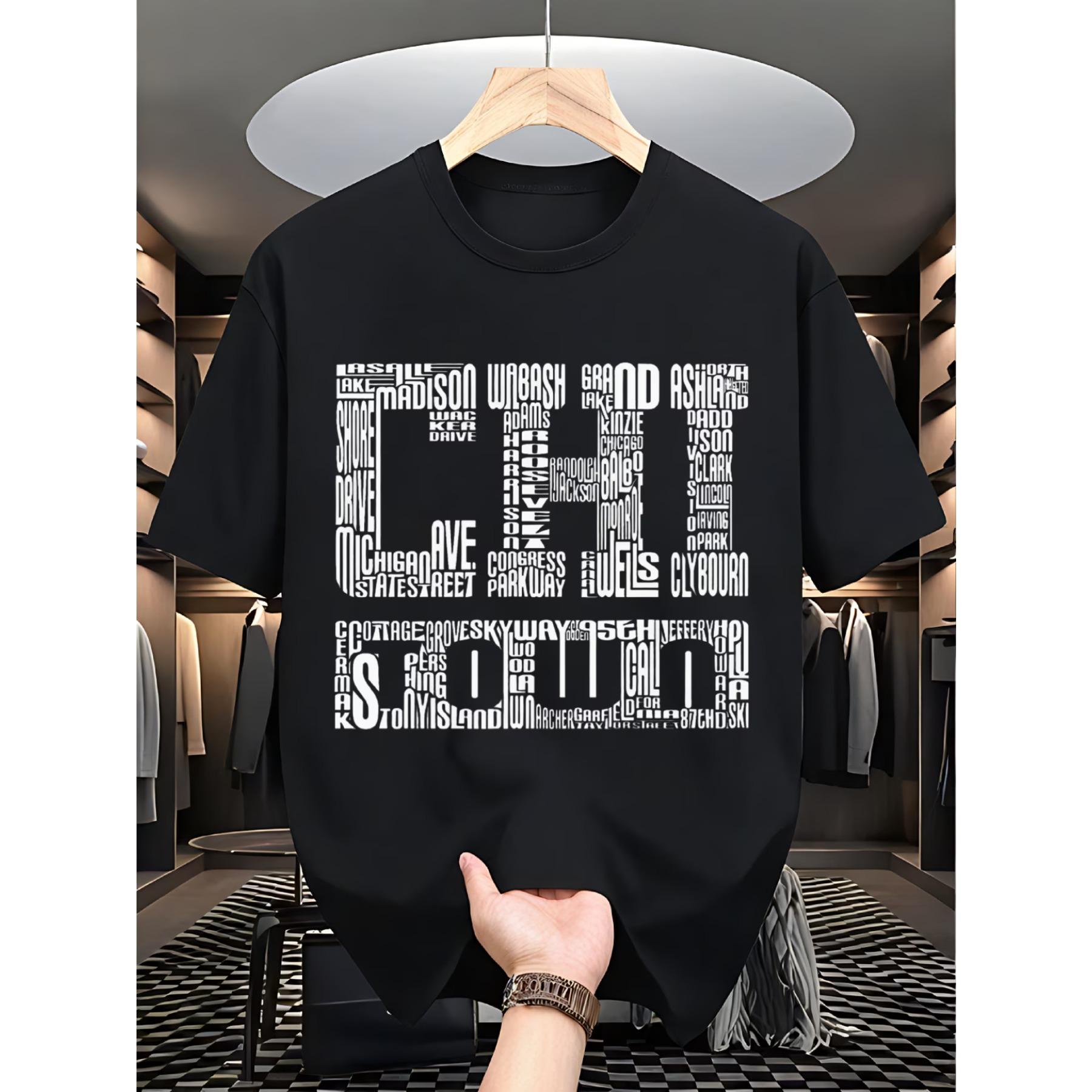Chicago Cityscape Print T-Shirt, Comfortable and Breathable for Casual Wear XXL
Chicago Cityscape Print T-Shirt, Comfortable and Breathable for Casual Wear XXL