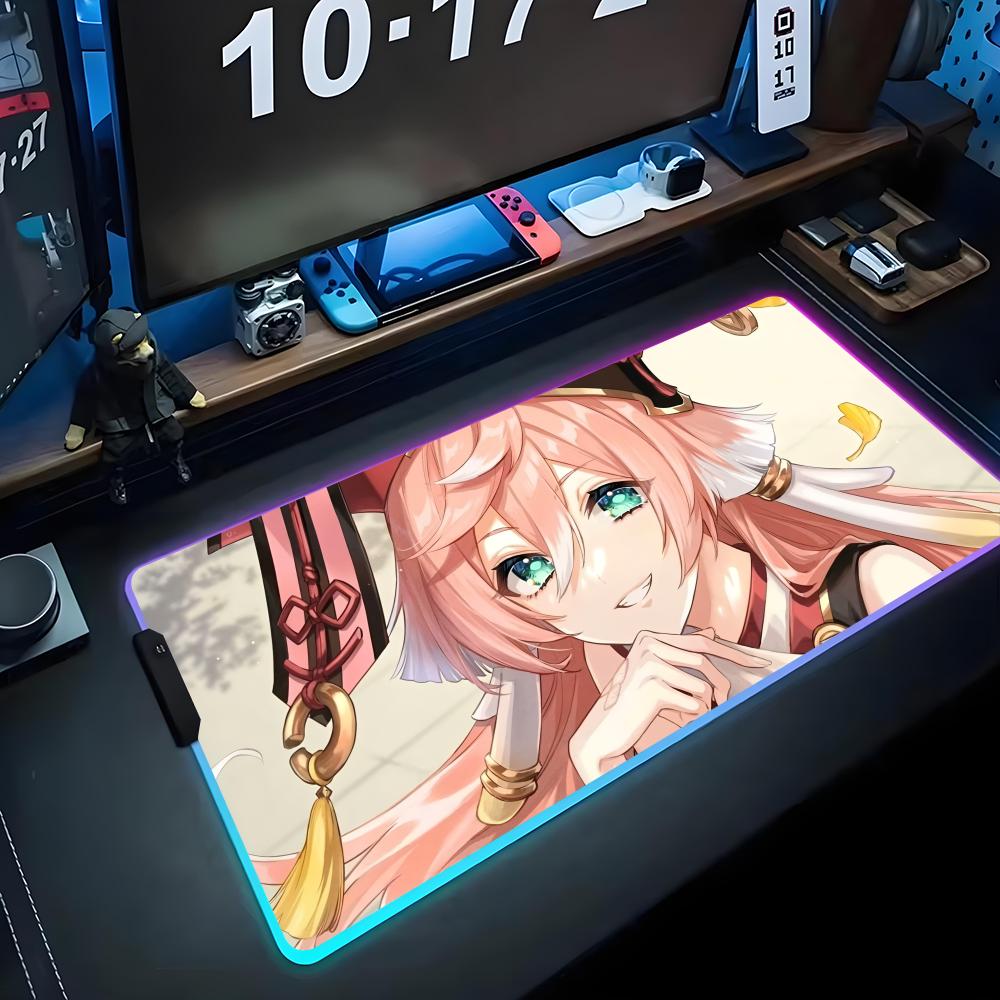 yan fei Mouse Pad RGB Gaming Mousepad Big LED Pad PC Desk Mat Luminous Mouse Pad Large Keyboard Mats Table Rug With Backlit RGB600x300x3mm
yan fei Mouse Pad RGB Gaming Mousepad Big LED Pad PC Desk Mat Luminous Mouse Pad Large Keyboard Mats Table Rug With Backlit RGB600x300x3mm