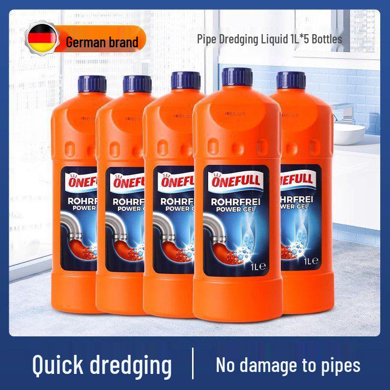German Drain Unclogger: Powerful Dissolving Solution for Kitchen, Sink, Toilet, and Bathroom Pipes
German Drain Unclogger: Powerful Dissolving Solution for Kitchen, Sink, Toilet, and Bathroom Pipes