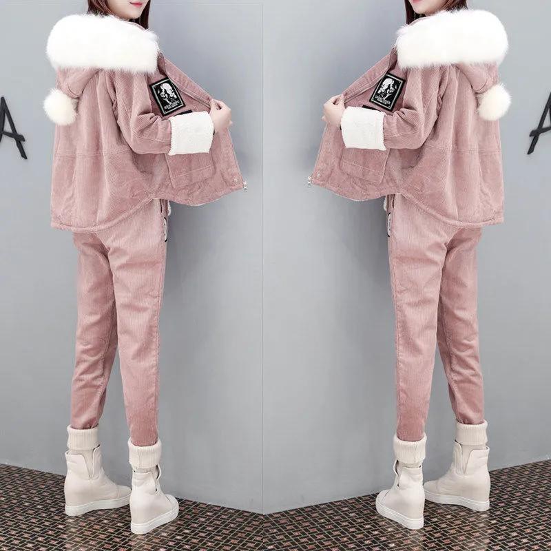 Женские зимние флисовые комплекты из 2 предметов: утолщенная парка с капюшоном и воротником из искусственного меха + гаремные брюки XS
Женские зимние флисовые комплекты из 2 предметов: утолщенная парка с капюшоном и воротником из искусственного меха + гаремные брюки XS