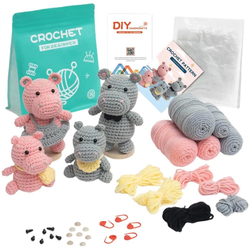 Crochet Animal Kit with Video Tutorials Premium Cotton Yarn & Essential Crochet Tools Beginner-Friendly for DIY Crafts C4W4
Crochet Animal Kit with Video Tutorials Premium Cotton Yarn & Essential Crochet Tools Beginner-Friendly for DIY Crafts C4W4