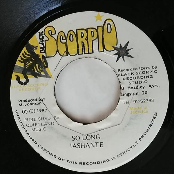 7inch Record IYASHANTI So Long NONE Black Scorpio 1997 Jamaica Reggae Ska Dub Used
7inch Record IYASHANTI So Long NONE Black Scorpio 1997 Jamaica Reggae Ska Dub Used