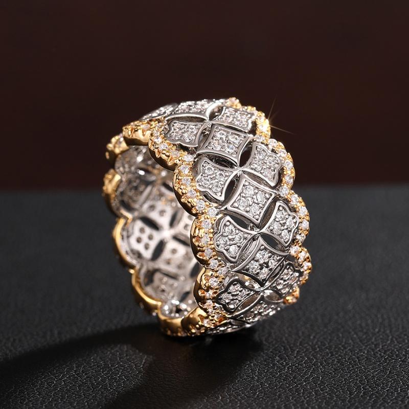 CAOSHI Trendy Gold Color/Copper Color Two Tone Ring for Women Brilliant Cubic Zirconia Wedding Zircon Fashionable Accessories 10
CAOSHI Trendy Gold Color/Copper Color Two Tone Ring for Women Brilliant Cubic Zirconia Wedding Zircon Fashionable Accessories 10