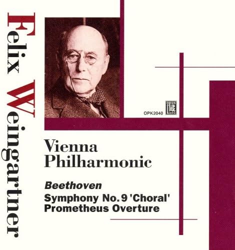 CD WEINGARTNER - Beethoven: Symphony No. 9 Choral OPK2040 Japan ObiClassical Used
CD WEINGARTNER - Beethoven: Symphony No. 9 Choral OPK2040 Japan ObiClassical Used