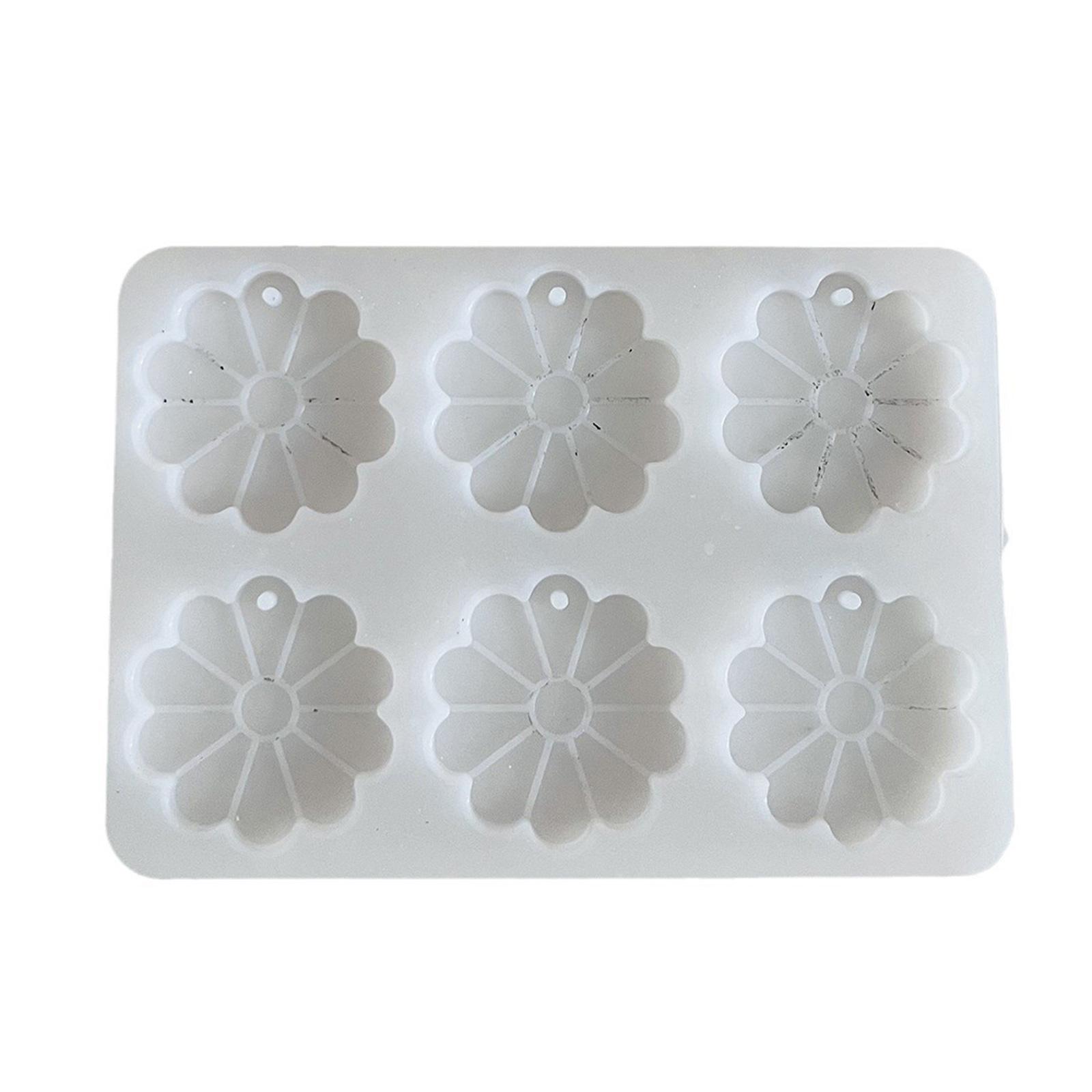 6-гнездная силиконовая форма для цветочных узоров, термостойкая силиконовая форма для цветочной подвески, идеально подходящая для улучшения изделий ручной работы
6-гнездная силиконовая форма для цветочных узоров, термостойкая силиконовая форма для цветочной подвески, идеально подходящая для улучшения изделий ручной работы
