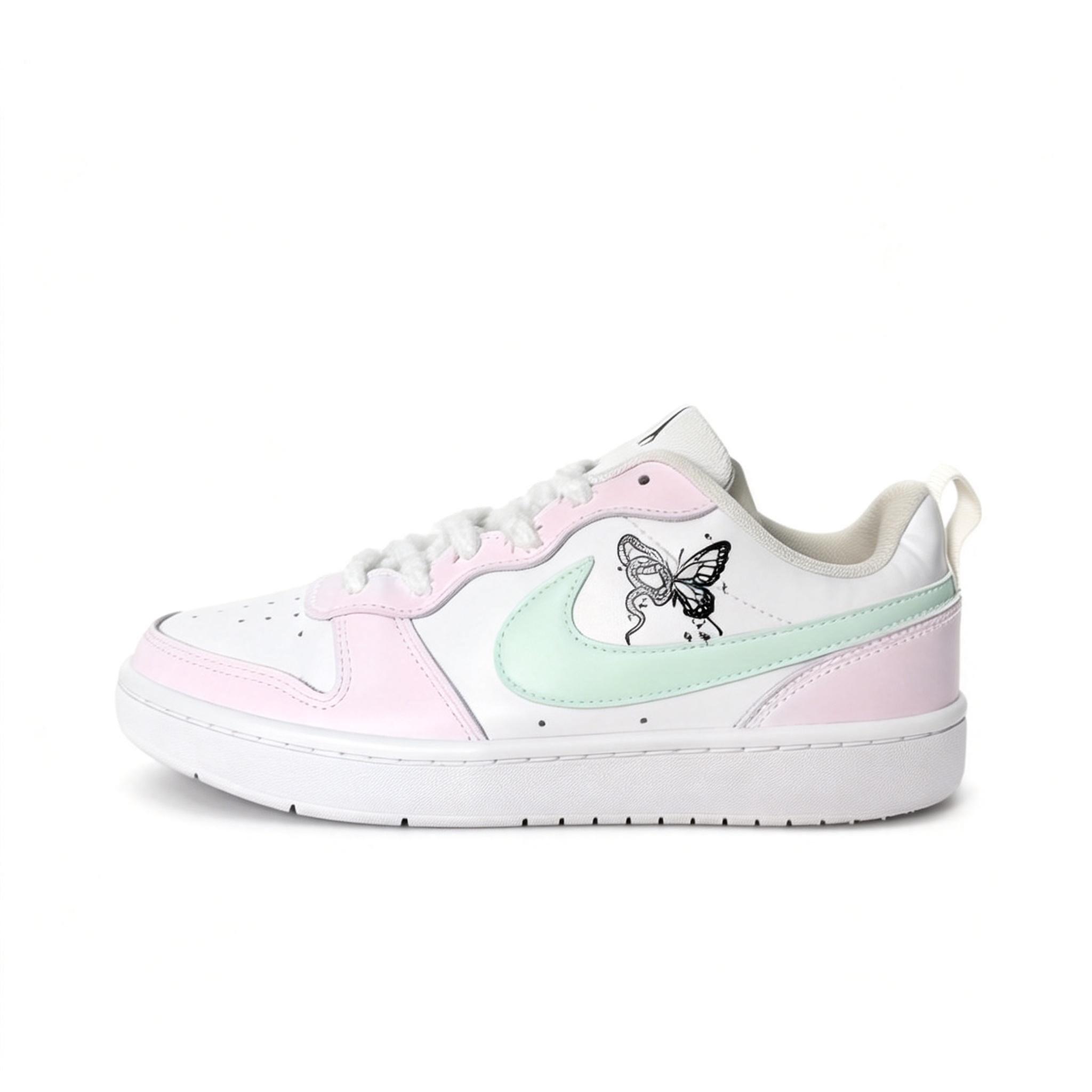 Nike Pink White Butterfly Leather Cushioning Abrasion Resistant Slip Resistant Low top Skateboard Shoes Unisex Pink BQ5448-100(team1670-) 35.5
Nike Pink White Butterfly Leather Cushioning Abrasion Resistant Slip Resistant Low top Skateboard Shoes Unisex Pink BQ5448-100(team1670-) 35.5
