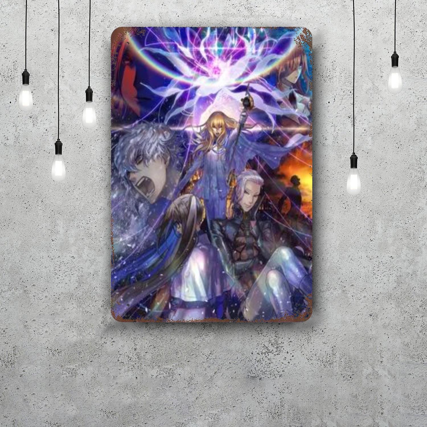 saga fate anime Classic Poster Rusty Metal Plaque Retro Decorative Plate Bar Man Cave Garage Club Metal Sign Wall Decoration 20x30cm(7.8x11.8inch)
saga fate anime Classic Poster Rusty Metal Plaque Retro Decorative Plate Bar Man Cave Garage Club Metal Sign Wall Decoration 20x30cm(7.8x11.8inch)