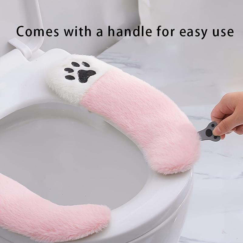 Animal Toilet Seat Cover with Self-adhesive Installation, Reusable Fabric Cover with Cute Decoration, Suitable for All Seasons светло-серый
Animal Toilet Seat Cover with Self-adhesive Installation, Reusable Fabric Cover with Cute Decoration, Suitable for All Seasons светло-серый