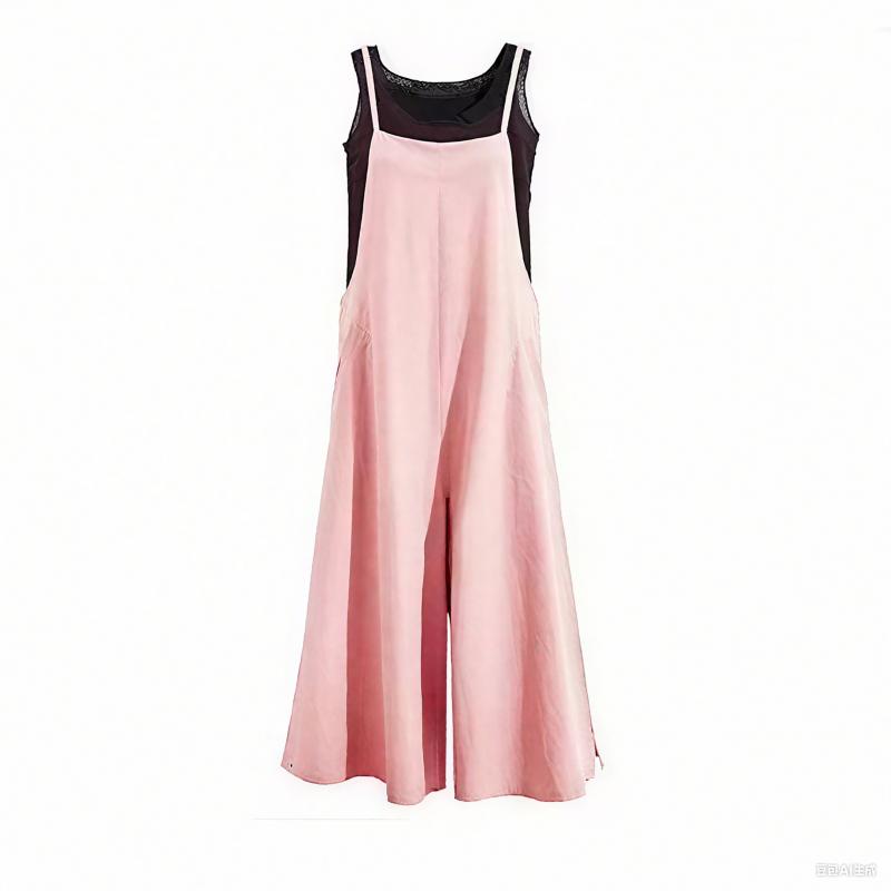 Women s Summer Sleeveless Jumpsuit Solid Color Wide Leg Bib Overalls Casual Loose Cotton Linen Straps 5XL
Women s Summer Sleeveless Jumpsuit Solid Color Wide Leg Bib Overalls Casual Loose Cotton Linen Straps 5XL