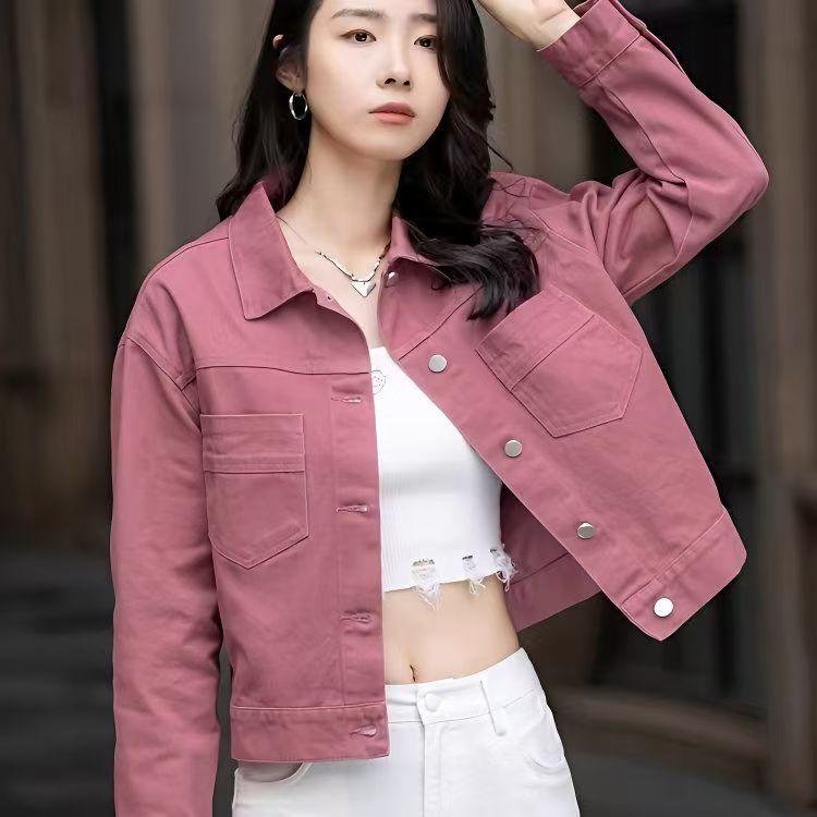 Spring 2024 Retro Hong Kong Style Women s Washed Vintage Denim Jacket - High-Class Temperament S
Spring 2024 Retro Hong Kong Style Women s Washed Vintage Denim Jacket - High-Class Temperament S
