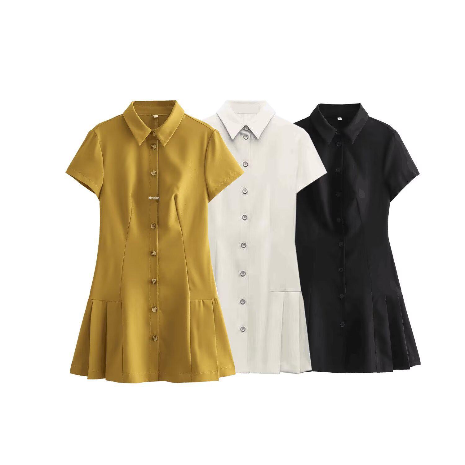 2025 Summer Women s Shirt-Style Commuting Mini Dress - European & American Design, Short-Sleeve. Extra Small
2025 Summer Women s Shirt-Style Commuting Mini Dress - European & American Design, Short-Sleeve. Extra Small