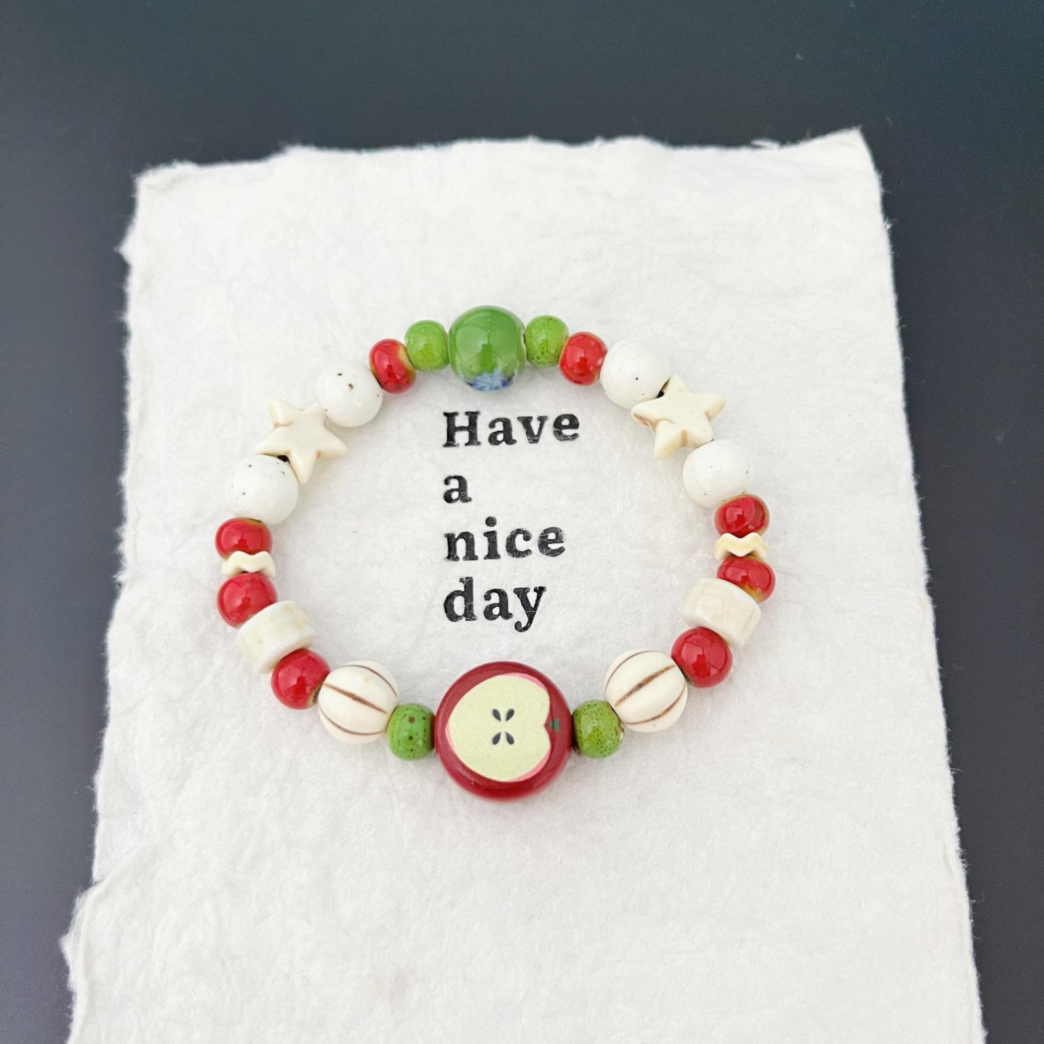 JYL TS Bracelet Apple Bead Cute Student Friendship Joy & Youthful Vibe T222 пурпурная дымка
JYL TS Bracelet Apple Bead Cute Student Friendship Joy & Youthful Vibe T222 пурпурная дымка