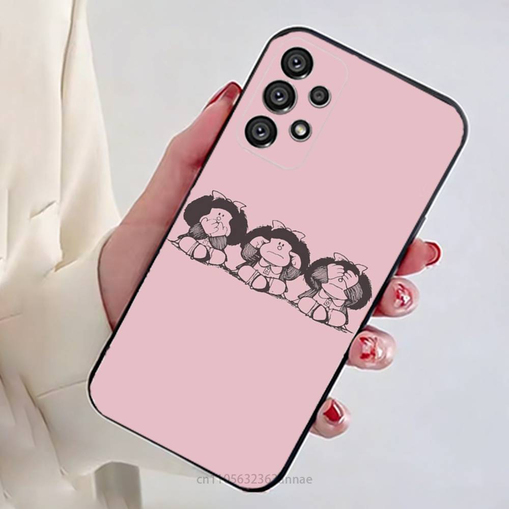 Funny M-Mafalda Phone Case For Samsung Galaxy A13,21s,22,31,32,52,53,71,80,A91 Soft Black Shell Samsung Note 10 Pro
Funny M-Mafalda Phone Case For Samsung Galaxy A13,21s,22,31,32,52,53,71,80,A91 Soft Black Shell Samsung Note 10 Pro