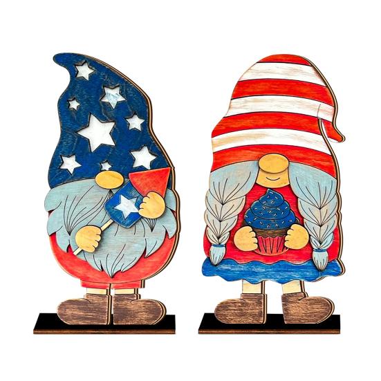 2 Pcs 4th of July Patriotic Gnome Table Decoration Red Blue White American Gnome Freestanding Wooden Sign for Independence Memorial Day Party Decor 2pcs
2 Pcs 4th of July Patriotic Gnome Table Decoration Red Blue White American Gnome Freestanding Wooden Sign for Independence Memorial Day Party Decor 2pcs