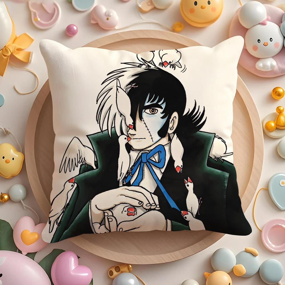 Anime B-Black Jack Cushion Cover Home & Car Multi-Scene Pillow Cover - Reversible, Soft & Durable for Daily Use 30X30cm
Anime B-Black Jack Cushion Cover Home & Car Multi-Scene Pillow Cover - Reversible, Soft & Durable for Daily Use 30X30cm