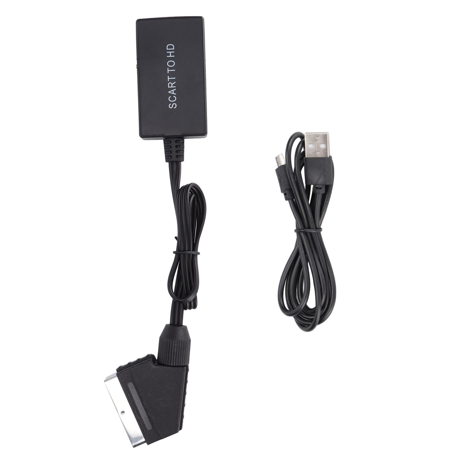 Scart to HD Multimedia Interface Converter Video o Converter Adapter with Cord for DVD Set Top
Scart to HD Multimedia Interface Converter Video o Converter Adapter with Cord for DVD Set Top