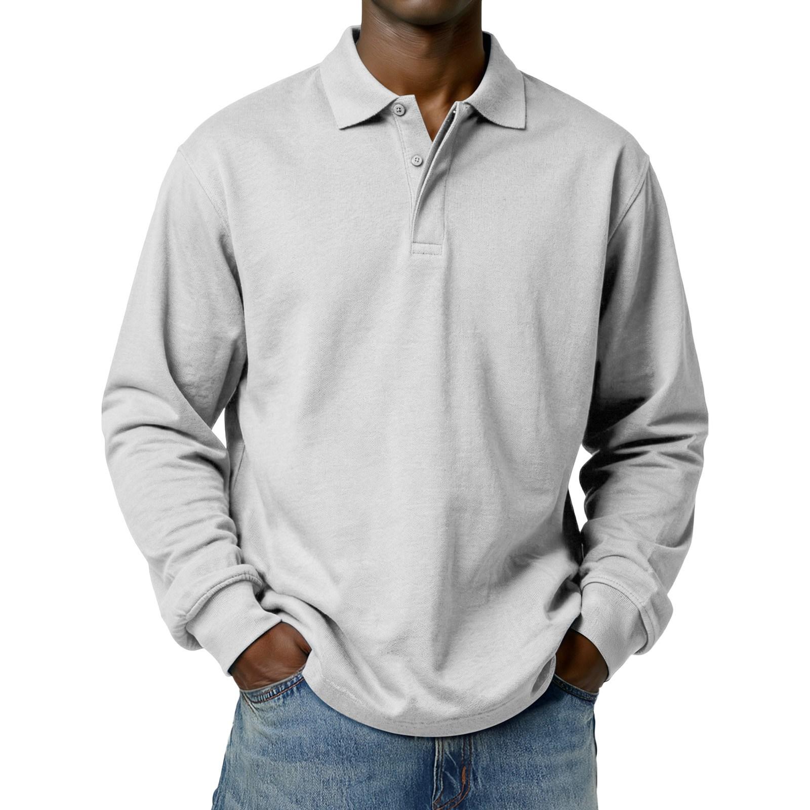 Men s Solid Color Long Sleeve Tops Men s Casual Fashion Long Sleeve Tops XL білий
Men s Solid Color Long Sleeve Tops Men s Casual Fashion Long Sleeve Tops XL білий