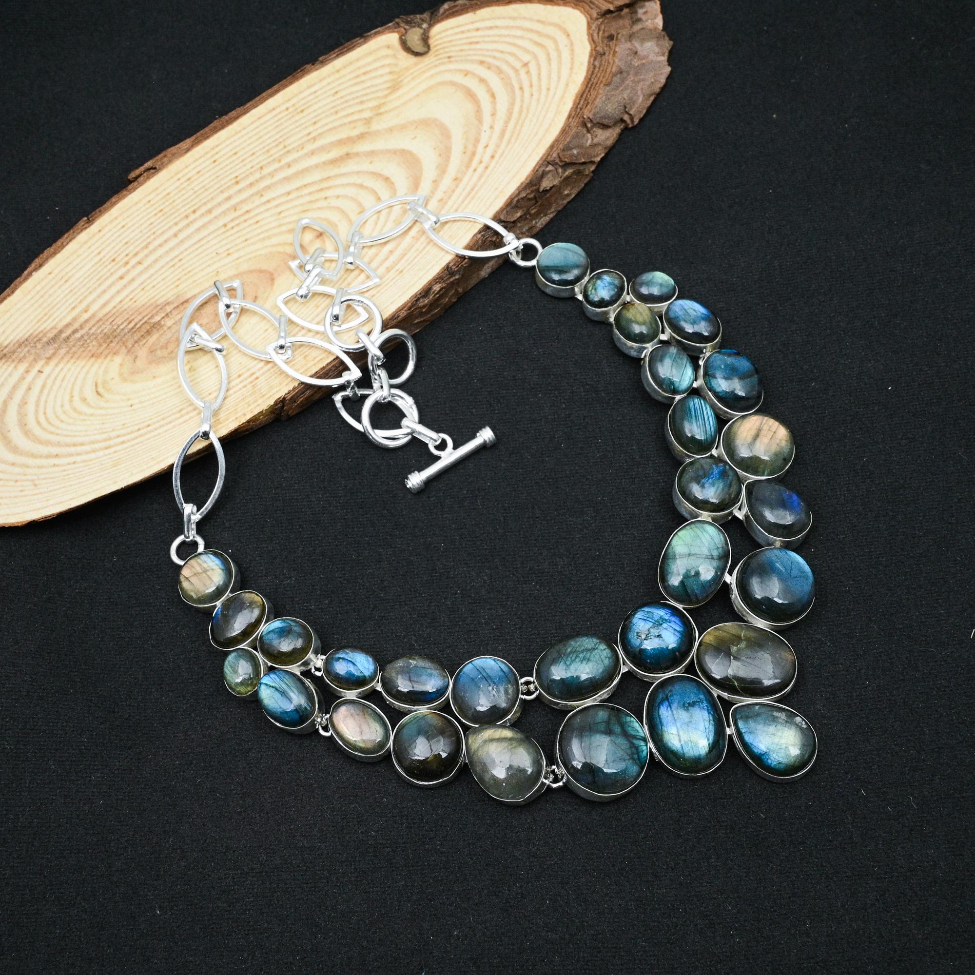 Labradorite Gemstone Necklace Jewelry, Handmade Jewelry, 925 Sterling Silver Necklace Jewelry, For Thanksgiving Gift
Labradorite Gemstone Necklace Jewelry, Handmade Jewelry, 925 Sterling Silver Necklace Jewelry, For Thanksgiving Gift