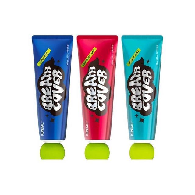 KUNDAL - Deep Breath Cover Toothpaste - 3 Types Herb Mint
KUNDAL - Deep Breath Cover Toothpaste - 3 Types Herb Mint