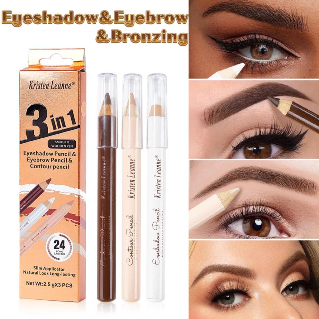 Xinnay, 1 комплект, 3 палочки, водонепроницаемые, устойчивые к поту, не размазывающиеся, долговечные бело-коричневые тени для век, подводка для бровей, бронзирующая женская косметика
Xinnay, 1 комплект, 3 палочки, водонепроницаемые, устойчивые к поту, не размазывающиеся, долговечные бело-коричневые тени для век, подводка для бровей, бронзирующая женская косметика