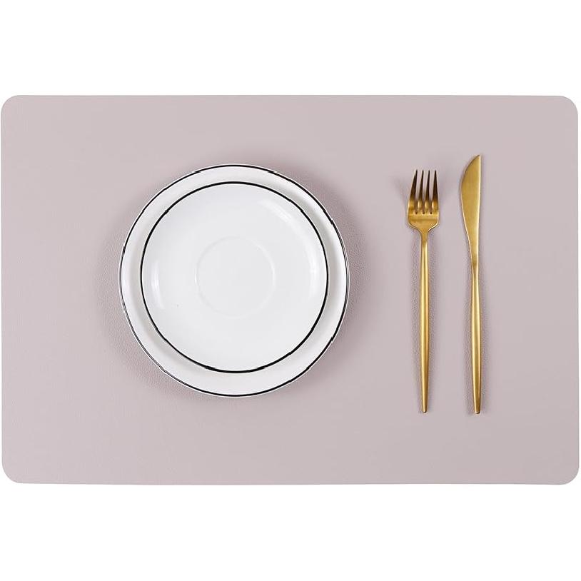Wipeable Placemats Leather Table Mats Waterproof Heat-Resistant Easy to Clean for Dining Table Set Kitchen Table (6, Black) set of 2 сіро-коричневий
Wipeable Placemats Leather Table Mats Waterproof Heat-Resistant Easy to Clean for Dining Table Set Kitchen Table (6, Black) set of 2 сіро-коричневий