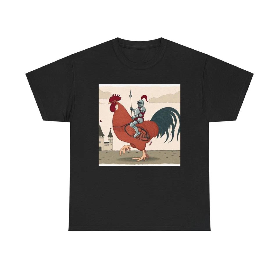 Unisex Adult T Shirt Vintage Style Knight Riding Huge Rooster Medieval Humor Tee S
Unisex Adult T Shirt Vintage Style Knight Riding Huge Rooster Medieval Humor Tee S