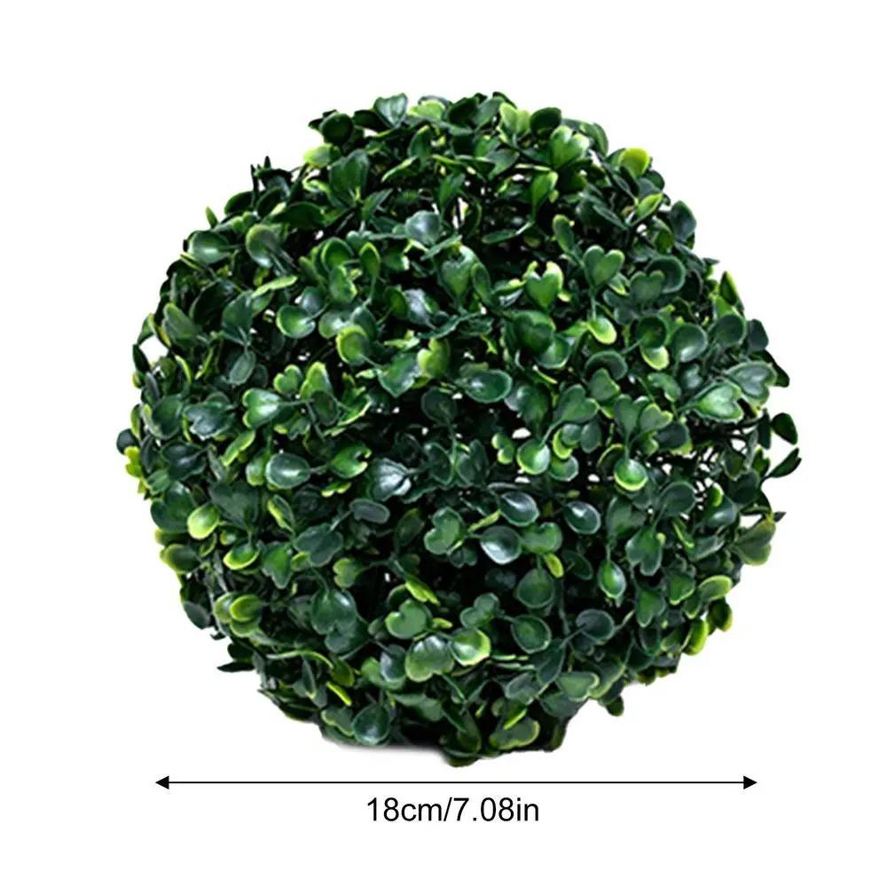 1PC Artificial Green Plant Grass Ball Simulated Boxwood Decorative Ball Balcony Courtyard Garden Wedding Home Decors
1PC Artificial Green Plant Grass Ball Simulated Boxwood Decorative Ball Balcony Courtyard Garden Wedding Home Decors