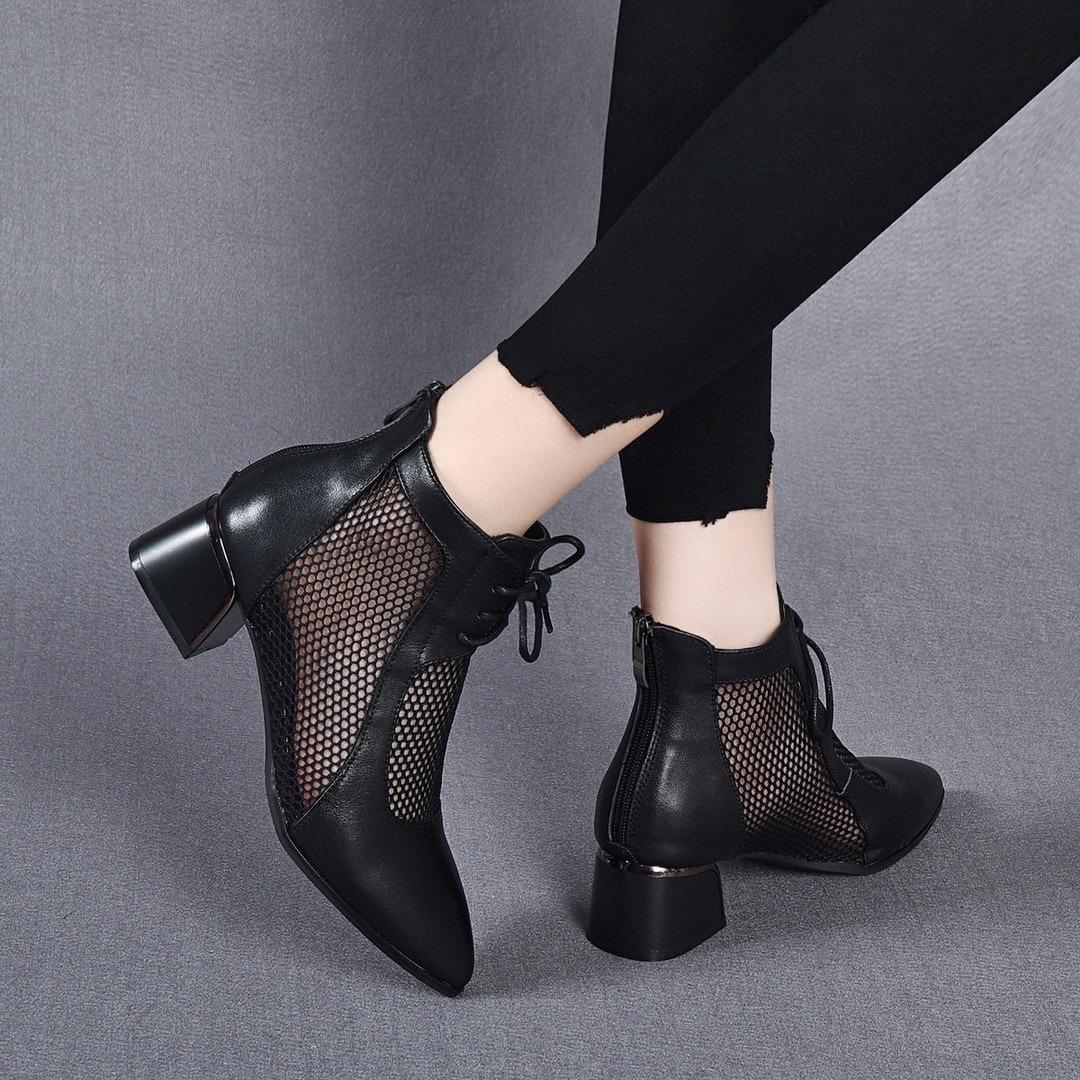 Женские сетчатые туфли на остром толстом каблуке, весна-лето, новинка, на шнуровке, две модные туфли, полые римские туфли 41
Женские сетчатые туфли на остром толстом каблуке, весна-лето, новинка, на шнуровке, две модные туфли, полые римские туфли 41