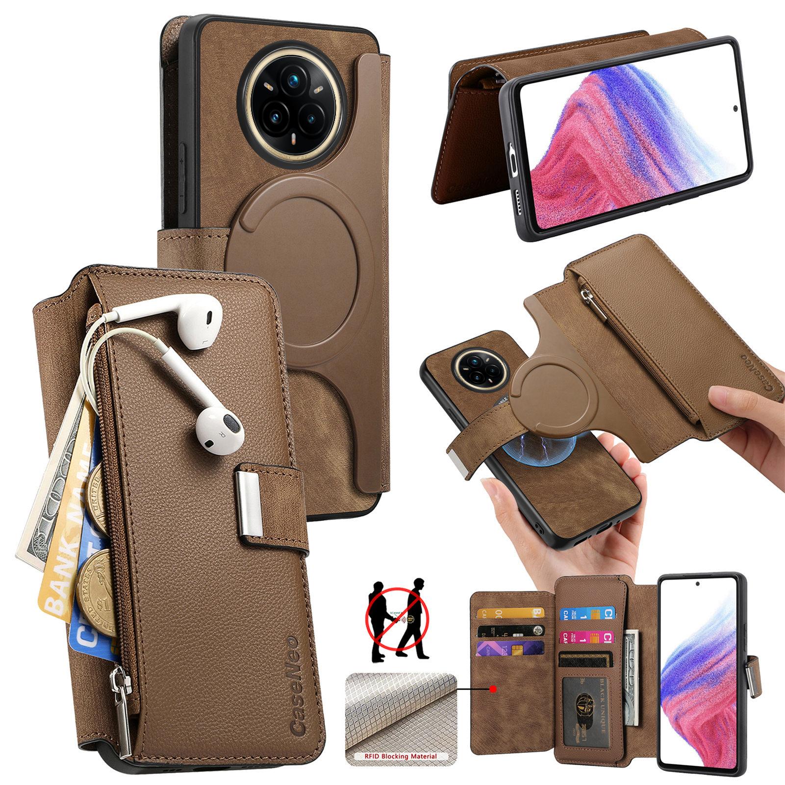 For Realme 14 Pro 5G Case CASENEO MW-02 Detachable Magnetic Leather Flip Phone Cover Brown
For Realme 14 Pro 5G Case CASENEO MW-02 Detachable Magnetic Leather Flip Phone Cover Brown