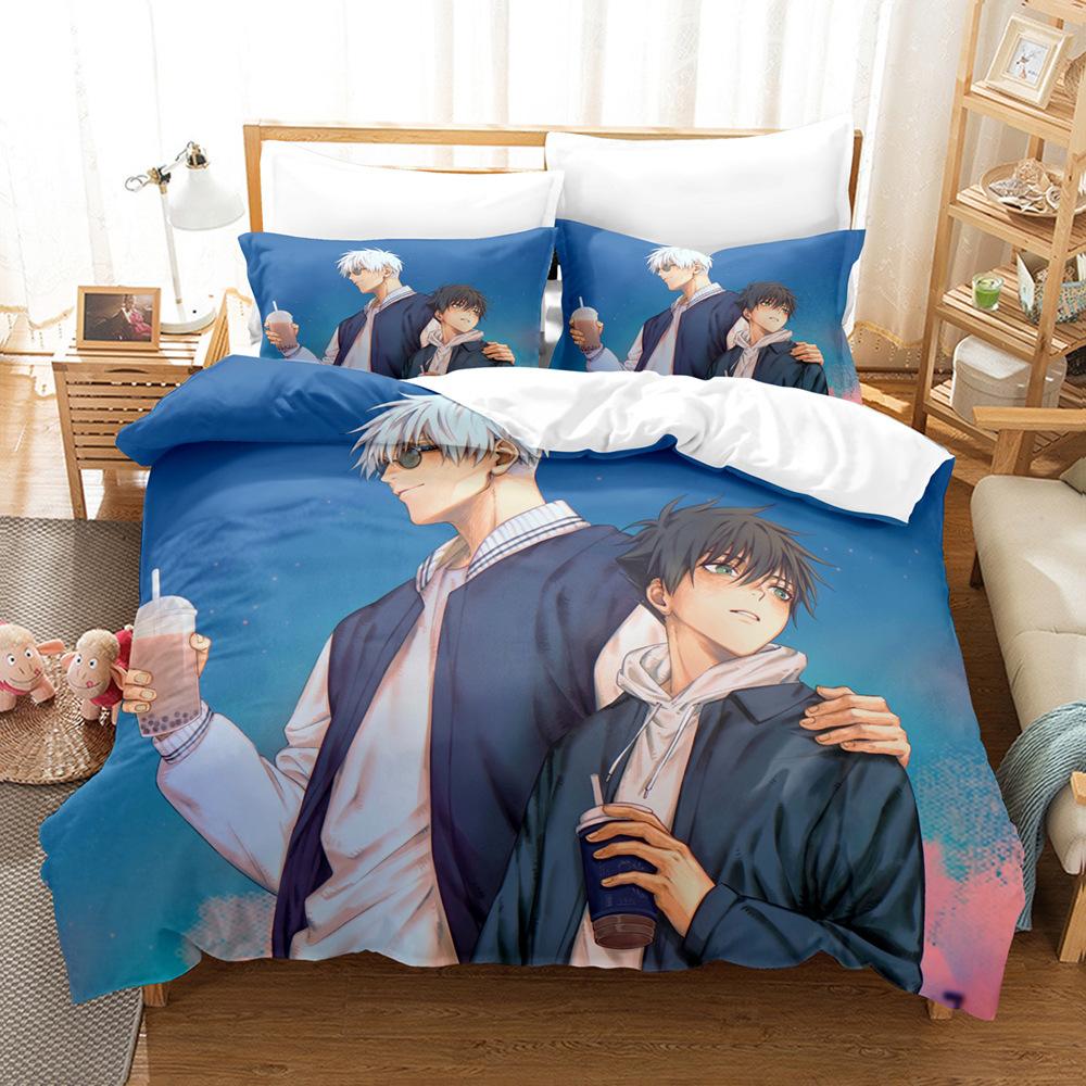 Three-Piece 3D Digital Printing Quilt Cover Pillowcase Bedding 135 * 200
Three-Piece 3D Digital Printing Quilt Cover Pillowcase Bedding 135 * 200