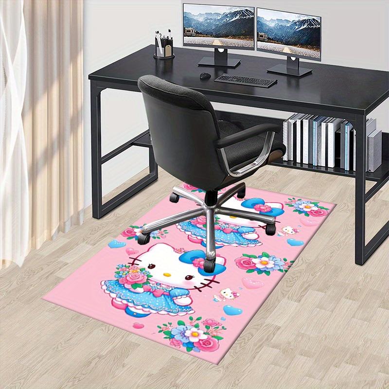 1pc Hello Kitty Floral Office Rug Under Desk Mat Gift Universal Cute Cartoon Pink Blue White Flowers Heart Shape Decorative Carpet for Room 60cm by 90cm
1pc Hello Kitty Floral Office Rug Under Desk Mat Gift Universal Cute Cartoon Pink Blue White Flowers Heart Shape Decorative Carpet for Room 60cm by 90cm
