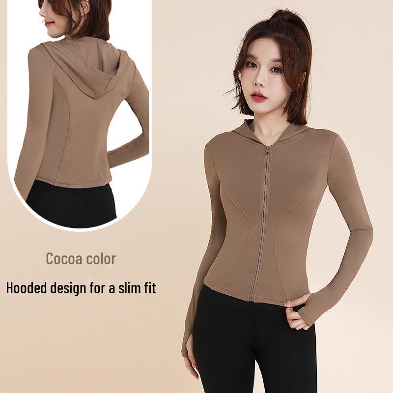 Women s Slimming Hooded Yoga Jacket: Windproof Running & Cycling Fitness Outerwear for Autumn Large
Women s Slimming Hooded Yoga Jacket: Windproof Running & Cycling Fitness Outerwear for Autumn Large