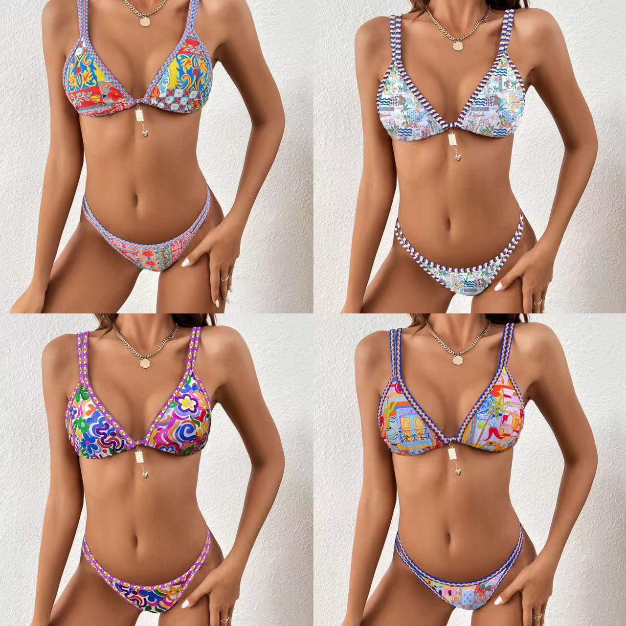 European & American Ethnic Style Sexy Split Bikini Swimsuit Extra Large королівський синій колір
European & American Ethnic Style Sexy Split Bikini Swimsuit Extra Large королівський синій колір