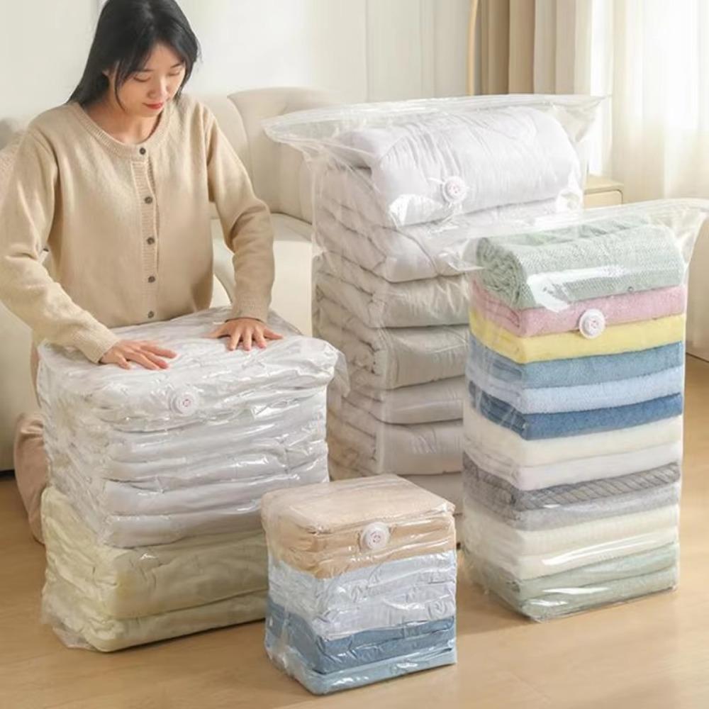 Transparent Vacuum Compression Bag Vacuum Seal Storage Bag for Clothes Home Storage S-40x60x32cm
Transparent Vacuum Compression Bag Vacuum Seal Storage Bag for Clothes Home Storage S-40x60x32cm