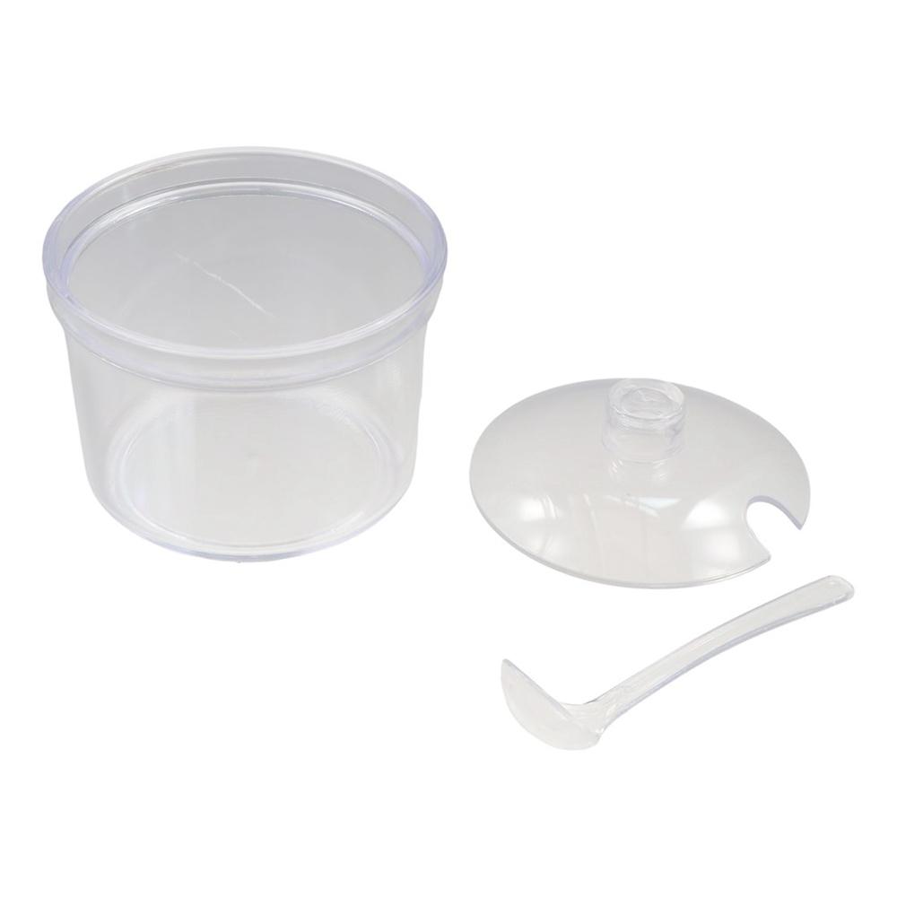 Anti-fall Acrylic Sugar Bowl Transparent Condiment Container Seasoning Jar Restaurant 210ml
Anti-fall Acrylic Sugar Bowl Transparent Condiment Container Seasoning Jar Restaurant 210ml