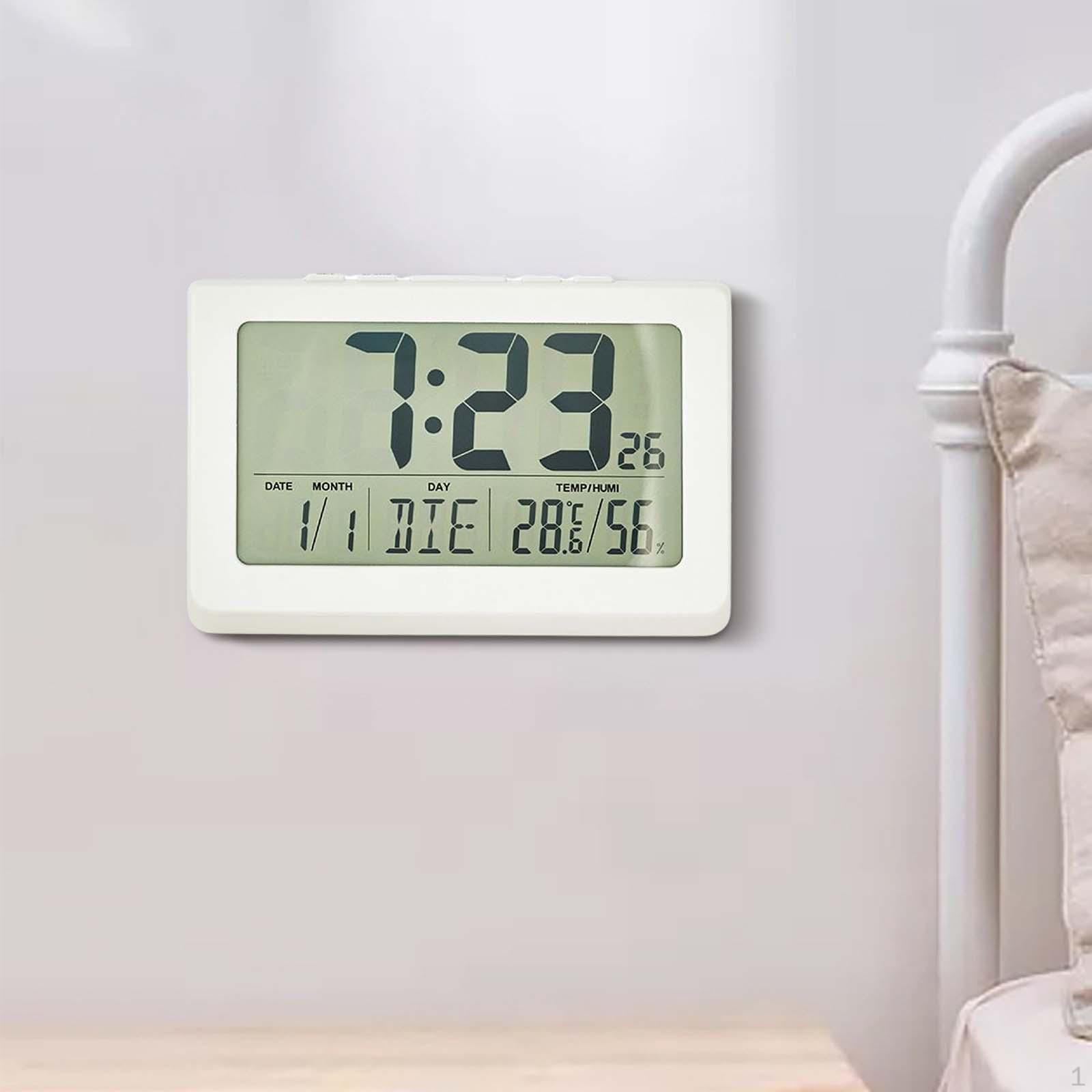 Multifunctional Digital Clock Modern Temperature And Humidity Display LCD Table Clocks for Living білий
Multifunctional Digital Clock Modern Temperature And Humidity Display LCD Table Clocks for Living білий