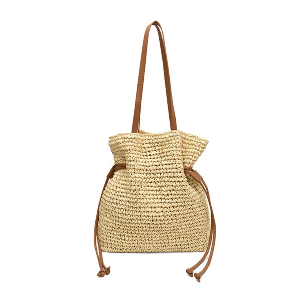 Beach Drawstring Crochet Bag Straw Woven Large Capacity Tote Bag Solid Color Square Shoulder Bag бежевый
Beach Drawstring Crochet Bag Straw Woven Large Capacity Tote Bag Solid Color Square Shoulder Bag бежевый