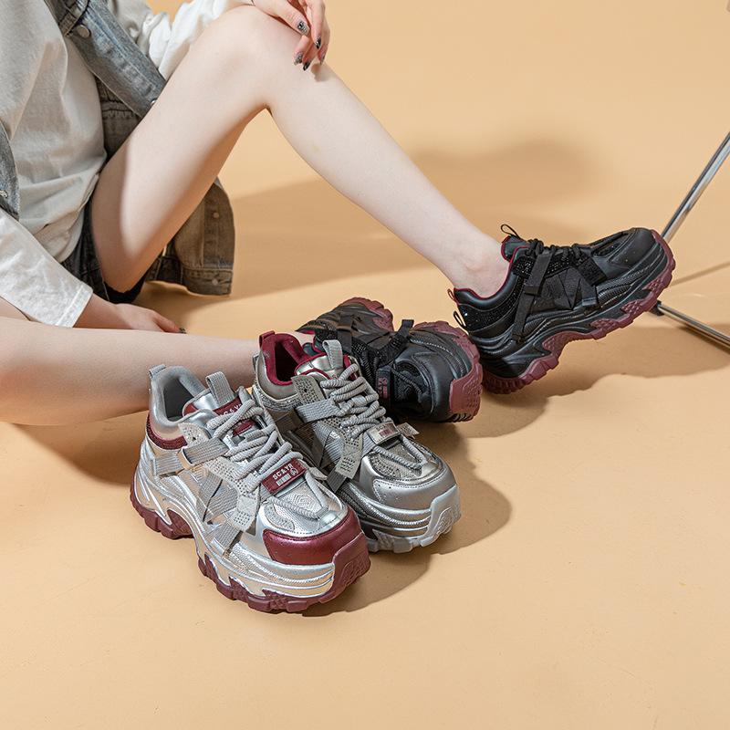 Dad shoes women s autumn and winter thick-soled inner height increase casual versatile color matching rhinestone sports women s shoes 33
Dad shoes women s autumn and winter thick-soled inner height increase casual versatile color matching rhinestone sports women s shoes 33
