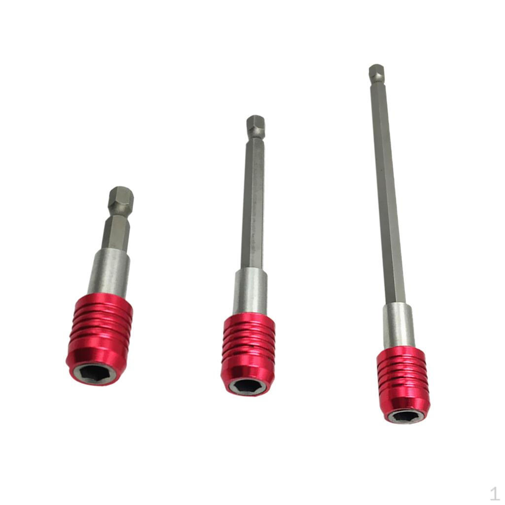 3pcs 1/ Screwdriver Self-locking Extension Bit Holder-Red
3pcs 1/ Screwdriver Self-locking Extension Bit Holder-Red