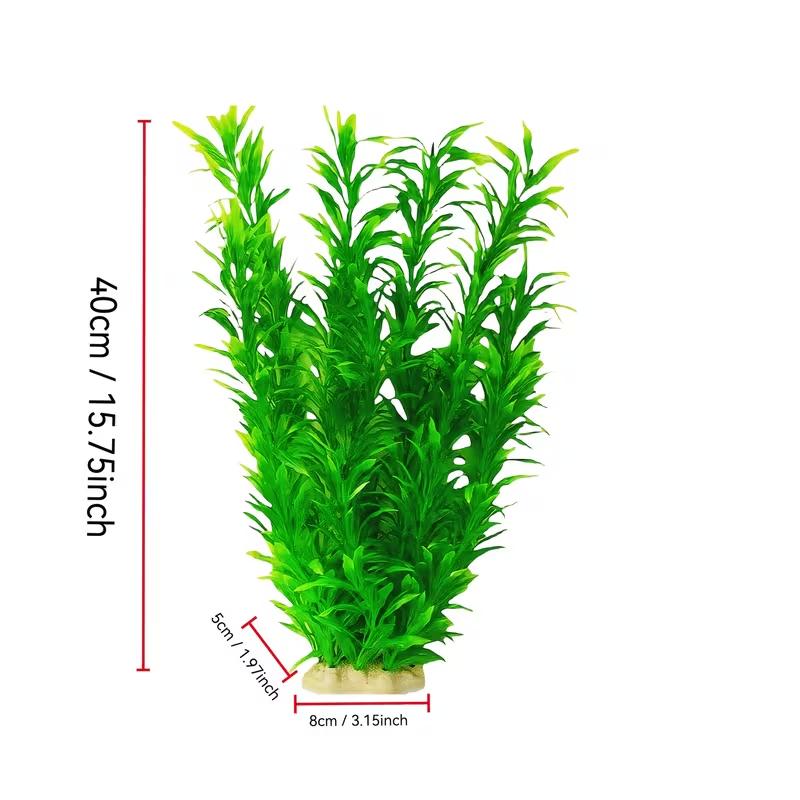 1Pc 40cm High Green Artificial Aquarium Plant Durable Plastic Fish Tank Decoration Realistic Aquatic Plant For Home Office Decor
1Pc 40cm High Green Artificial Aquarium Plant Durable Plastic Fish Tank Decoration Realistic Aquatic Plant For Home Office Decor