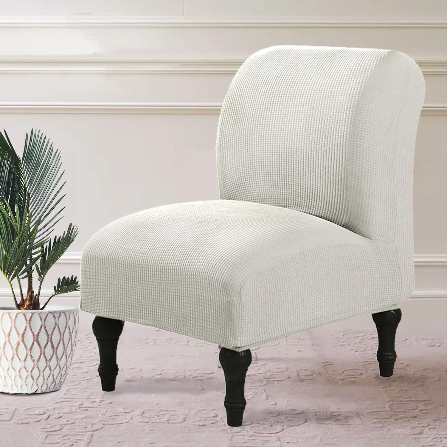 Чехол для стула без подлокотников, чехол для одного дивана, современный акцент, эластичные чехлы для стульев, эластичный дешевый защитный чехол для дивана для дома и отеля слоновая кость
Чехол для стула без подлокотников, чехол для одного дивана, современный акцент, эластичные чехлы для стульев, эластичный дешевый защитный чехол для дивана для дома и отеля слоновая кость