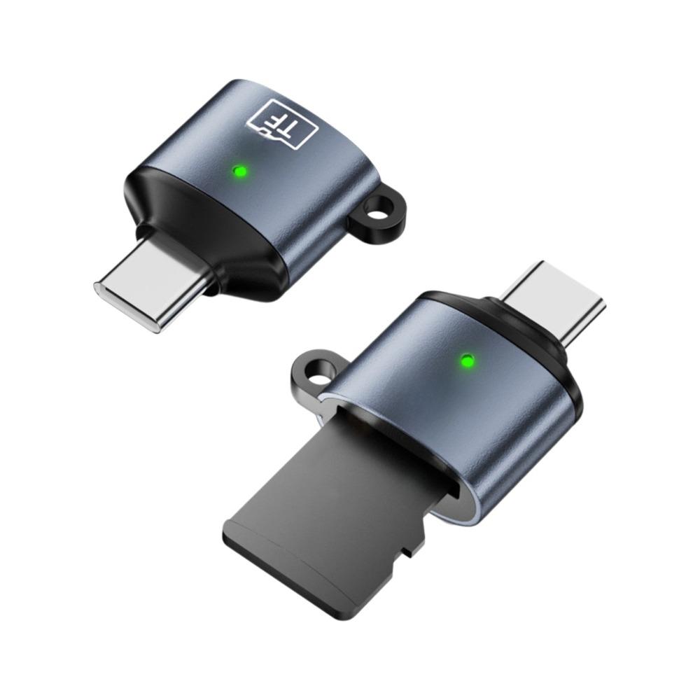 480Mbps USB-A to TF Card Converter Plug and Play Mini USB-C to TF Card Reader High Speed Portable Memory Card Adapter
480Mbps USB-A to TF Card Converter Plug and Play Mini USB-C to TF Card Reader High Speed Portable Memory Card Adapter