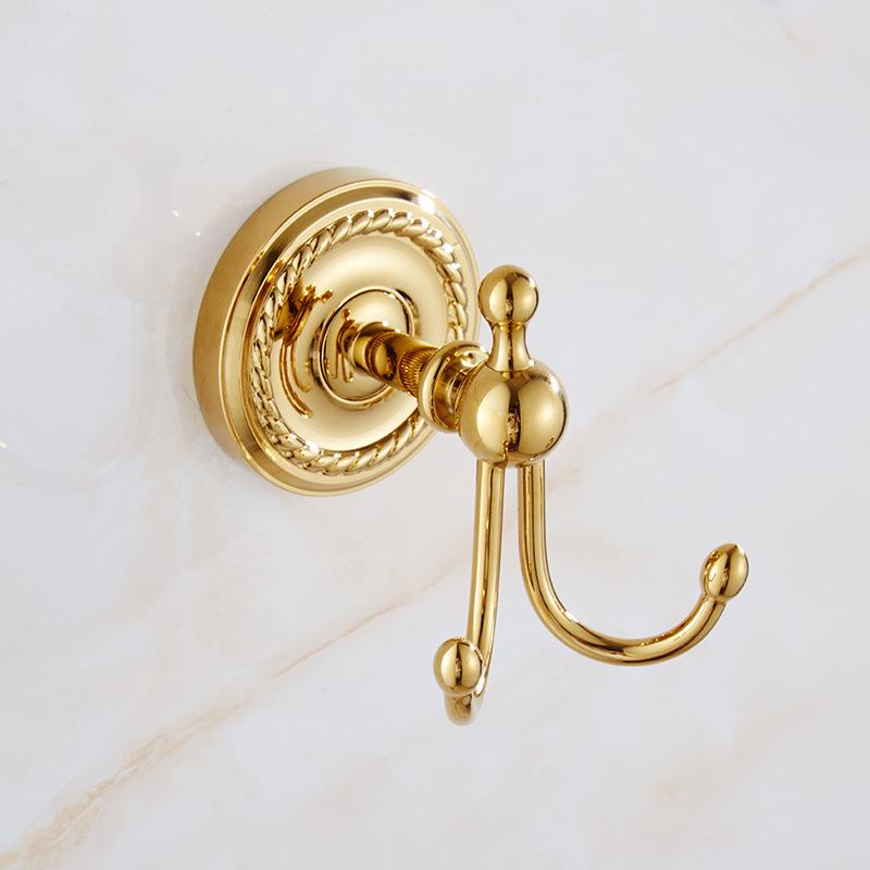 European-Style All-Copper Gold Bathroom Towel Rack Set
European-Style All-Copper Gold Bathroom Towel Rack Set