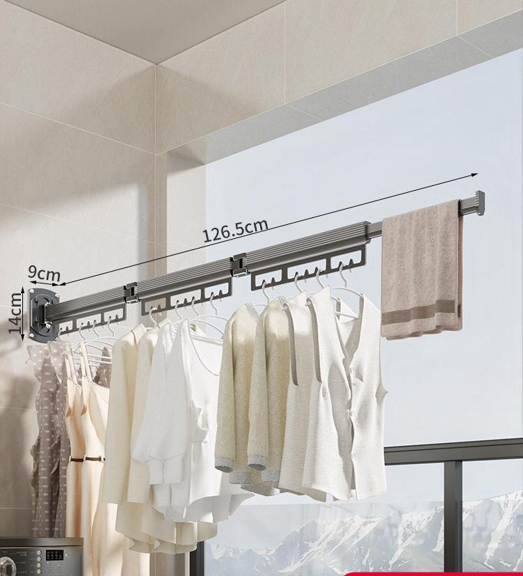 Складная сушилка для белья без сверления, настенная, бытовая, многофункциональная, для помещений, балконная, выдвижная, невидимая вешалка
Складная сушилка для белья без сверления, настенная, бытовая, многофункциональная, для помещений, балконная, выдвижная, невидимая вешалка