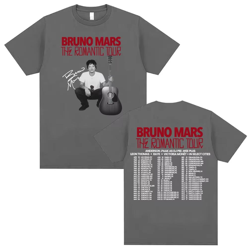 Bruno Mars The Romantic 2026 Tour Tshirts Men Women Clothing Vintage High Street T Shirts Cotton Oversized Short Sleeve T Shirt M
Bruno Mars The Romantic 2026 Tour Tshirts Men Women Clothing Vintage High Street T Shirts Cotton Oversized Short Sleeve T Shirt M