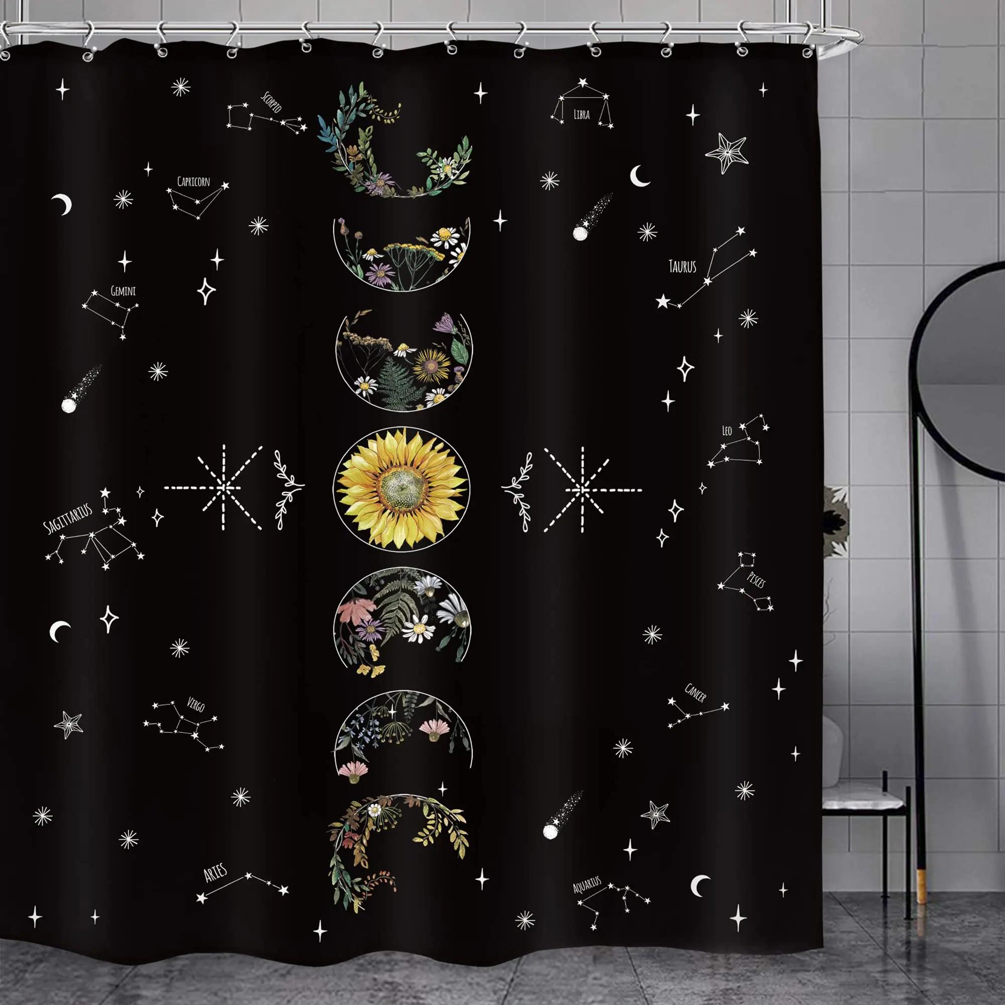 Astrology Shower Curtain Planetarium Themed Astronomical Image Of Constellations With Horoscopes Cloth Fabric Bathroom Decor Set W60H190(CM)-1 Pcs
Astrology Shower Curtain Planetarium Themed Astronomical Image Of Constellations With Horoscopes Cloth Fabric Bathroom Decor Set W60H190(CM)-1 Pcs