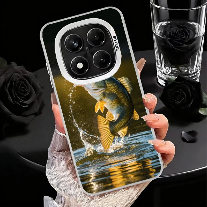 Carp Fish Fishing Rod Soft Phone Case for Samsung Galaxy S24 S25 FE S26 Edge S23 Ultra S22 Plus S21 + Shockproof Cover Back Shel Redmi Note 14 Pro 5G
Carp Fish Fishing Rod Soft Phone Case for Samsung Galaxy S24 S25 FE S26 Edge S23 Ultra S22 Plus S21 + Shockproof Cover Back Shel Redmi Note 14 Pro 5G